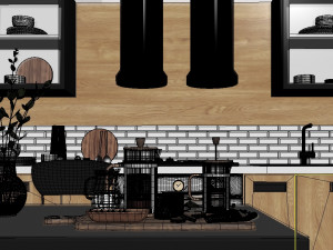 hygge kitchen Modelo 3D