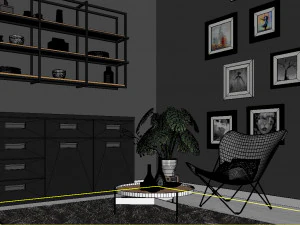 hygge kitchen 3D Model