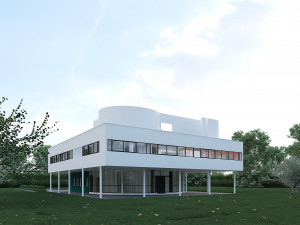 villa savoye Model 3D
