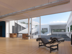 villa savoye Model 3D