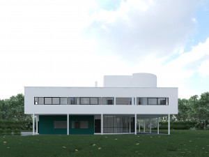 villa savoye Model 3D