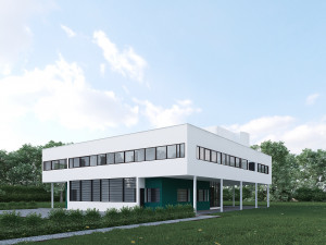 villa savoye Model 3D