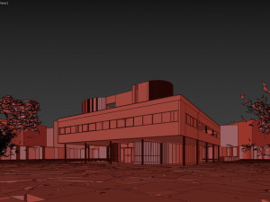 villa savoye Model 3D