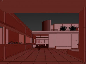 villa savoye Model 3D
