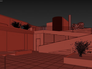 villa savoye Model 3D
