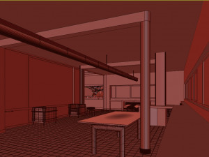 villa savoye Model 3D