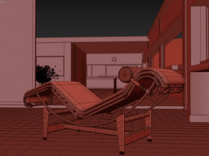 villa savoye Model 3D