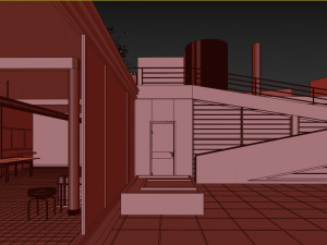 villa savoye Model 3D