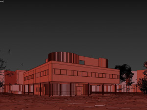 villa savoye Model 3D