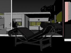 villa savoye Model 3D