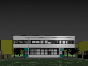 villa savoye Model 3D