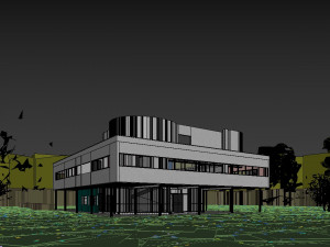 villa savoye Model 3D