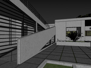 villa savoye Model 3D