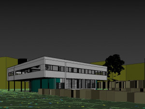 villa savoye Model 3D
