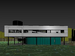 villa savoye Model 3D