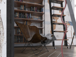 studio loft 3D मॉडल