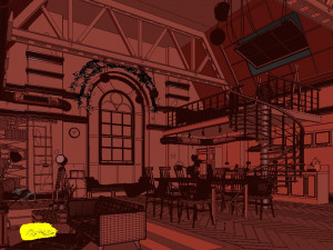 studio loft 3D मॉडल