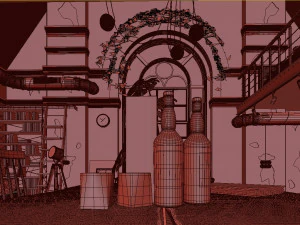 スタジオロフト 3Dモデル