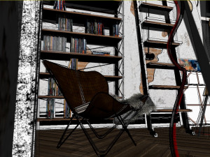 studio loft 3D मॉडल