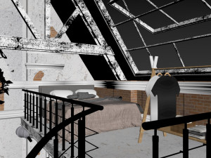 studio loft 3D मॉडल