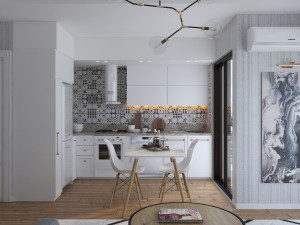 scandinavian studio house 3D Model