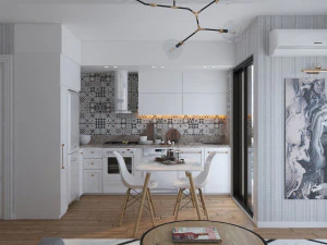 scandinavian studio house 3D Model