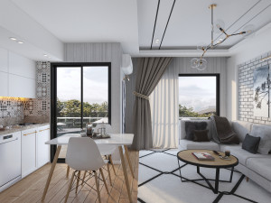scandinavian studio house 3D Model
