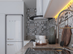 scandinavian studio house 3D Model