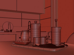 scandinavian studio house 3D Model