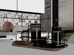 scandinavian studio house 3D Model