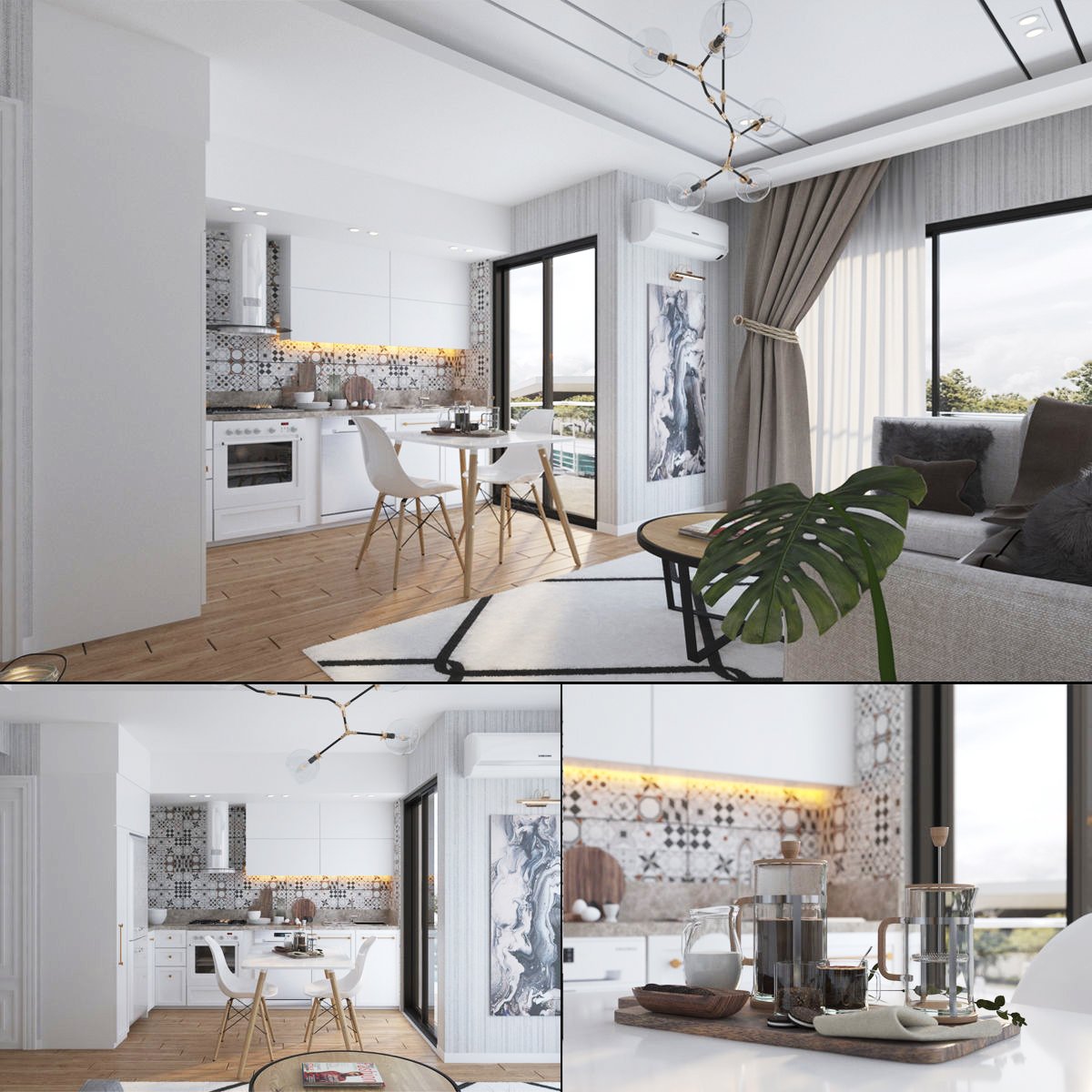 Scandinavian Studio House 3d Modell In Wohnzimmer 3dexport