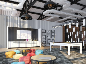 industrial open office 3D Model