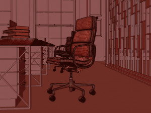industrial open office 3D Model