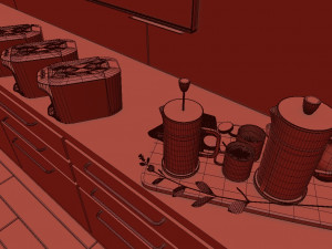 industrial open office 3D Model