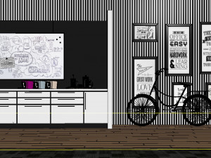 industrial open office 3D Model
