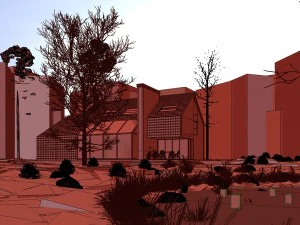 black house blues 3D Model