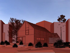 black house blues 3D Model