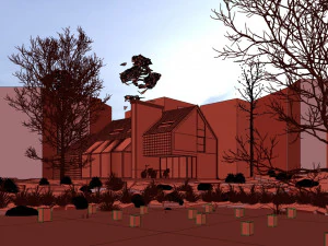black house blues 3D Model