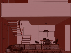 black house blues 3D 模型