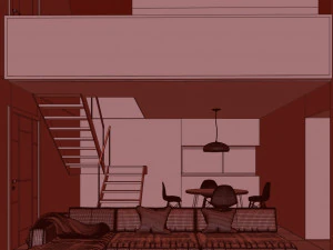 black house blues 3D Model