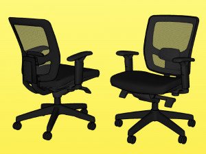 mesh office chair 3D Model
