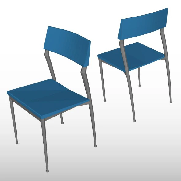 sandalye 3D Model .c4d .max .obj .3ds .fbx .stl .blend