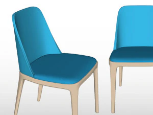 кухонный стул 3D Модель