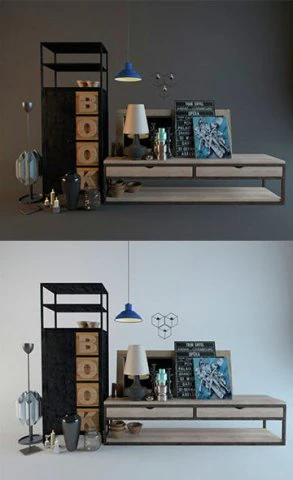 чердак 3D Модель .c4d .max .obj .3ds .fbx .stl .blend 