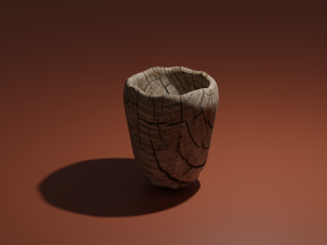 wooden container 3Dモデル