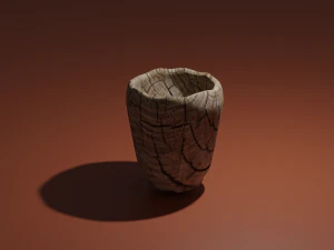 contenedor de madera Modelo 3D