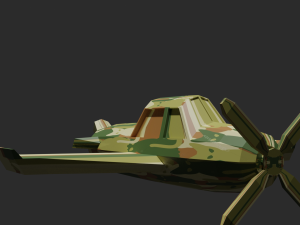 military aircraft 3D Model
