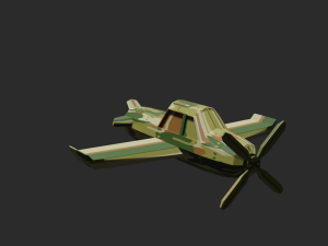 military aircraft 3D Model