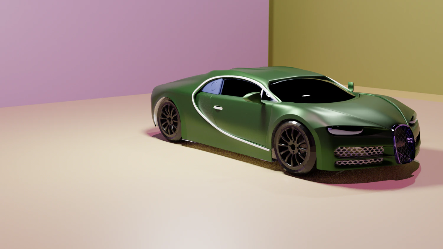Bugatti Chirone Modello 3D .c4d .max .obj .3ds .fbx .stl .blend 