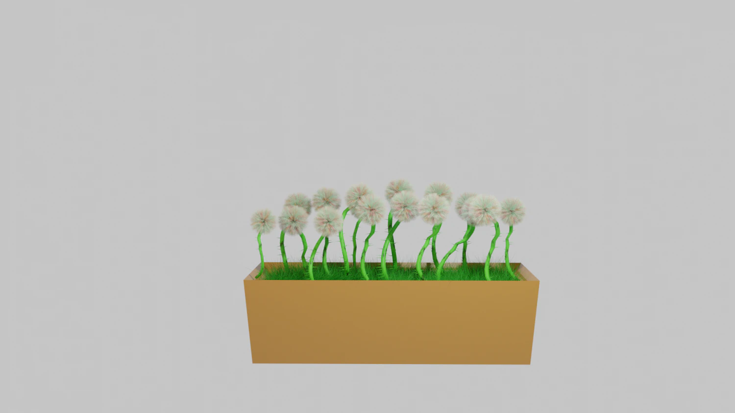 flowers in a pot 3D Model .c4d .max .obj .3ds .fbx .stl .blend 